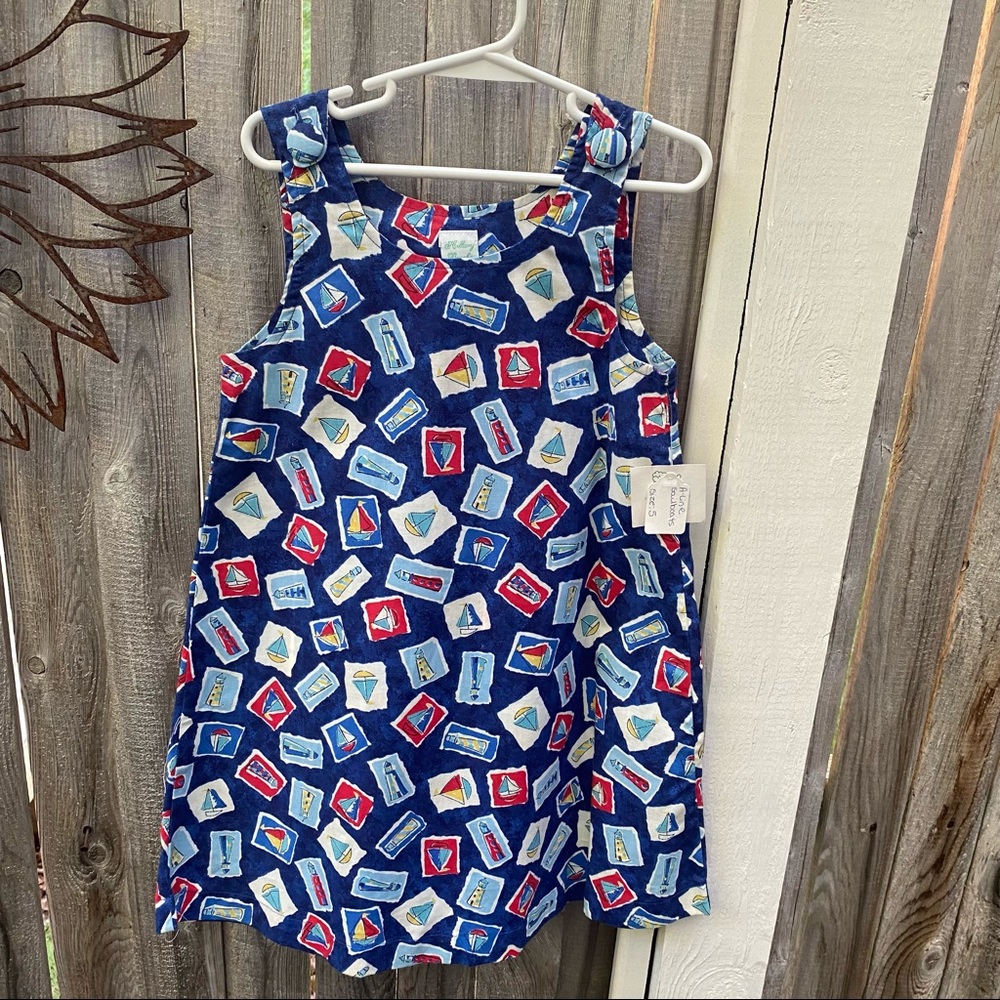 Hillary Brooke Creates handmade Sailboat Jumper size 5